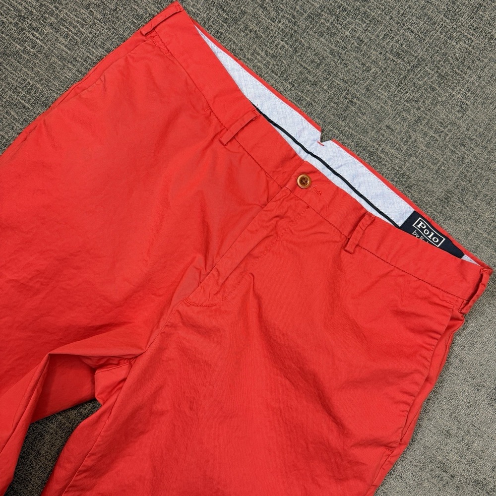 Polo Ralph Lauren Pants Mens 35x30‎ Orange Classic Fit Chino Casual Golf